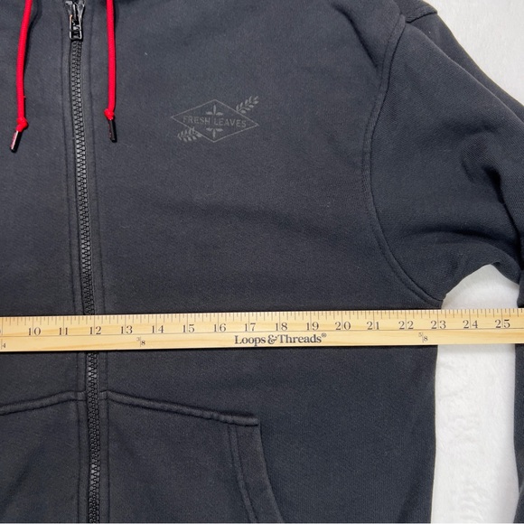 Levi’s Justin Timberlake Hoodie Fresh Leaves Collaboration Mens M Black & Red - Picture 10 of 17